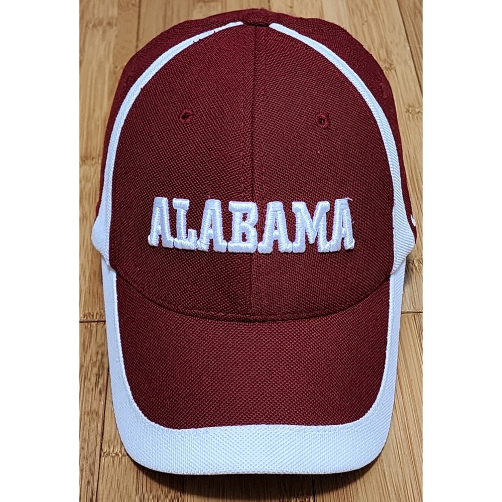 Vintage 90s Nike Alabama Crimson Tide NCAA Retro Fitted Medium Cap Hat Football